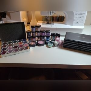 MAC Cosmetics large lot of eyeshadow palettes, pigments and blush